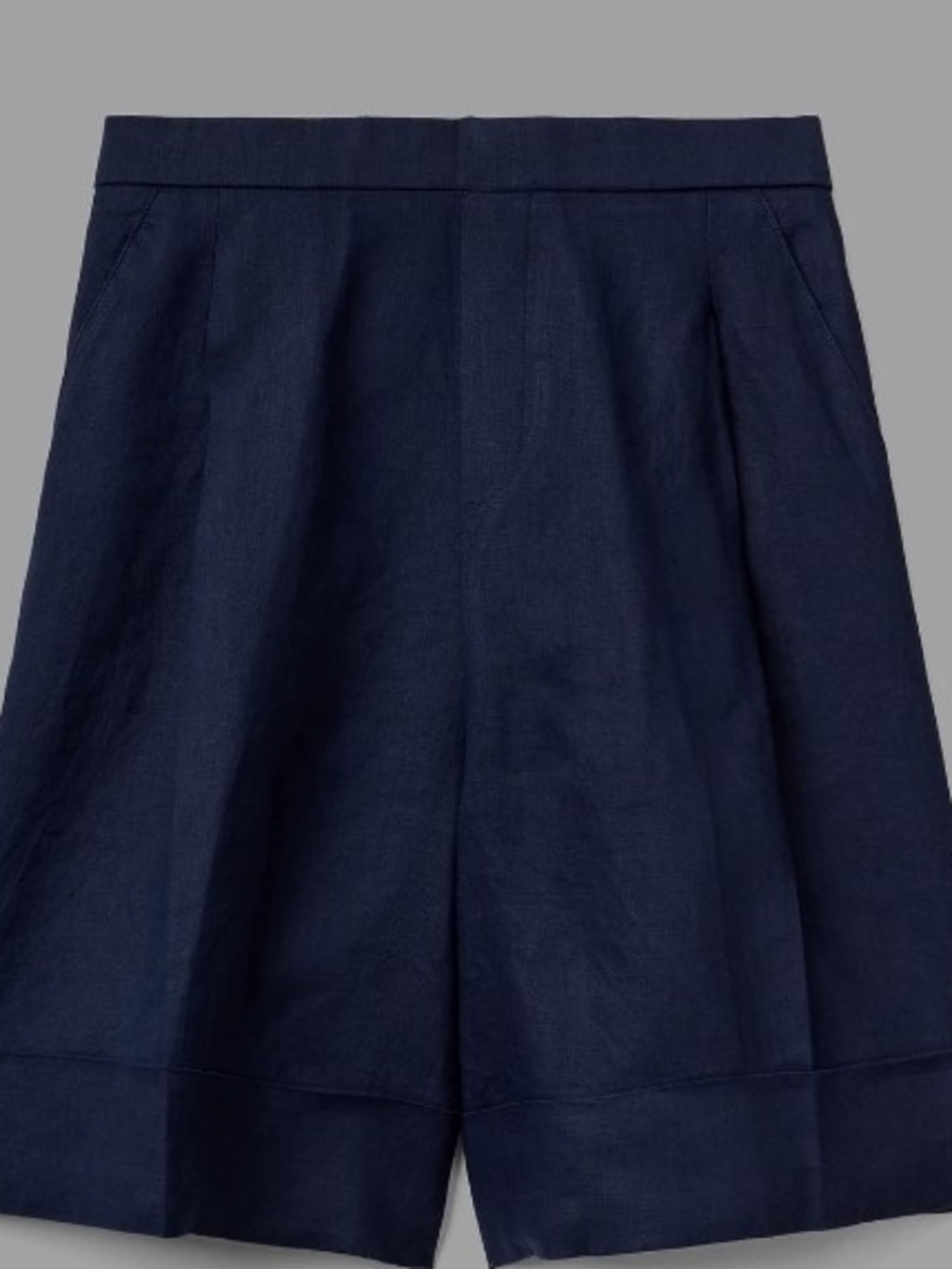 Navy High-Waist Women’s Shorts